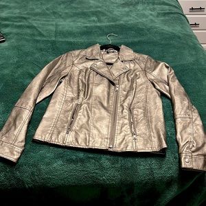 Bronze leather jacket